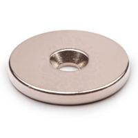 Неодимовый магнит диск 25х3 мм с зенковкой 4.5/7.5